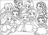 Princesses Bubakids Thousand Concerning Through sketch template
