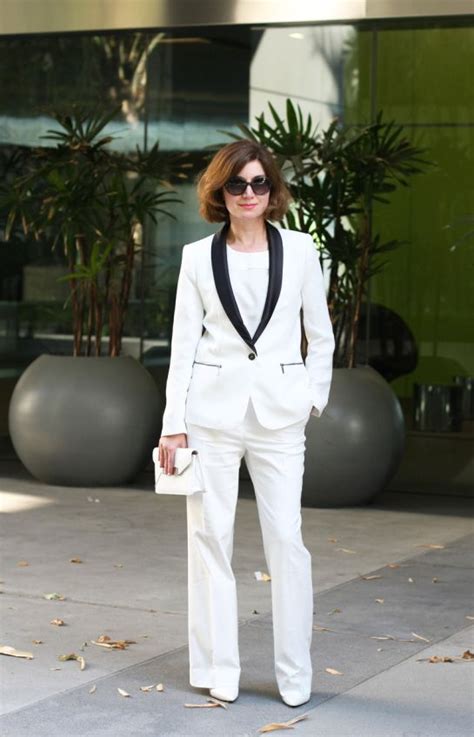white tuxedo pant suit fashion inspo casual spring outfits casual