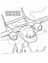 Kolorowanki Samoloty Cabbie Airplane Darmowe Colorat Coloriages Planse Avalance sketch template