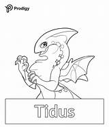 Prodigy Epics Tidus sketch template