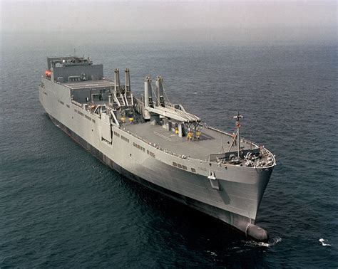 vehicle cargo ship usns charlton  akr   sea trials