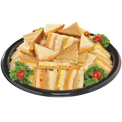 salad sandwich party tray serves   shop custom party trays