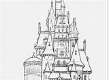 Coloring Cinderellas Castle Getcolorings Shoot Right sketch template