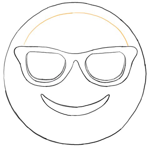 heart face emoji coloring pages