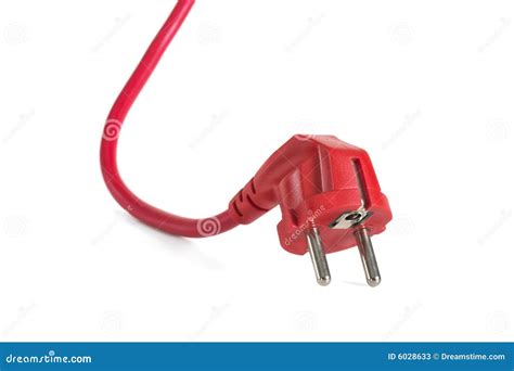 red plug stock image image  energy electricity dangerous