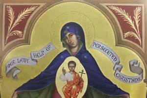 icon of our lady help of persecuted christians the