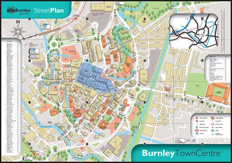 burnley council town centre master map