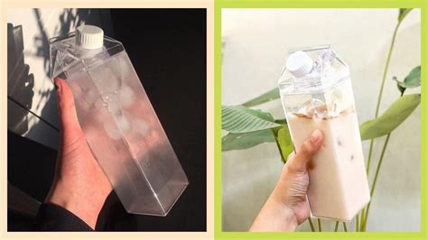 aqua carton milk carton shaped water bottle details price