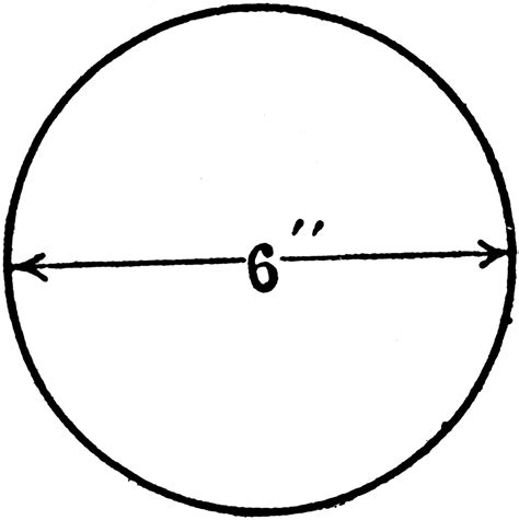 circle    diameter clipart  clipart  clipart