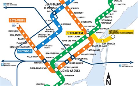 montreal metro map  montreal tourism guide
