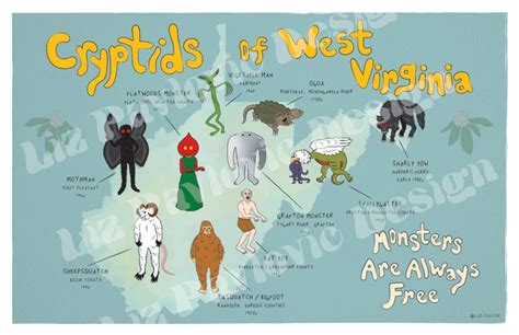 wild wonderful  weird  west virginia craziest cryptids