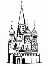 Basil Moscow Basils Kremlin Homeschoolhelperonline Rusia sketch template