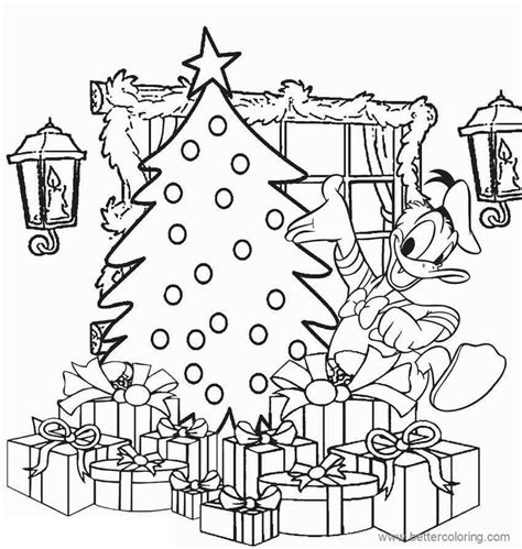 detailed disney christmas coloring pages  printable coloring pages