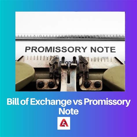 difference  bill  exchange  promissory note updated
