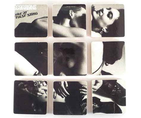 Album Cover Coasters From Scorpions Love At First Sting