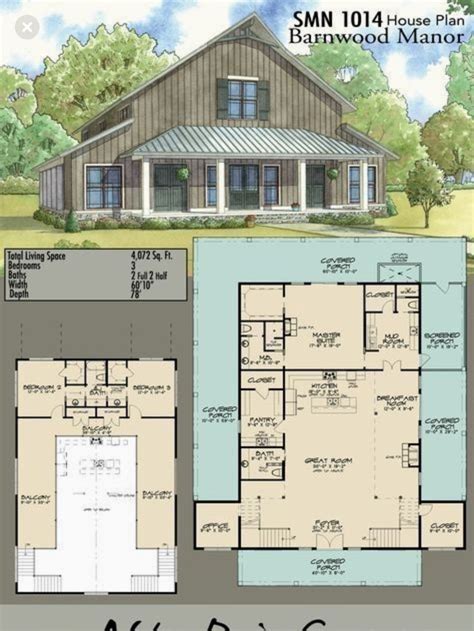 pin  katie youngberg  dream home barn style house plans barn
