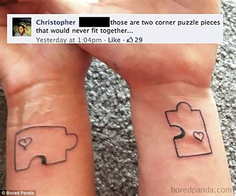 Tattoo Fails Compiled On Boredpanda Daily Mail Online