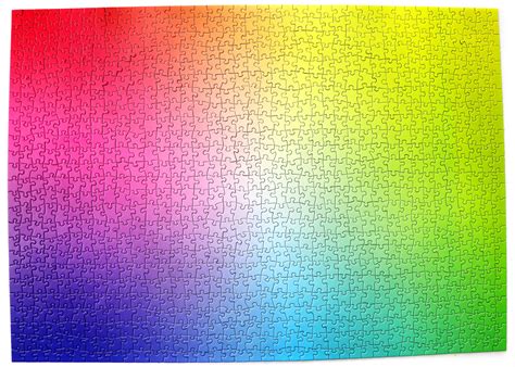 rainbow jigsaw puzzle time lapse karen kavett