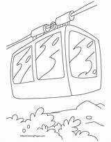 Cable Car Coloring Pages Beautiful sketch template
