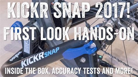 wahoo kickr snap  edition hands  details youtube