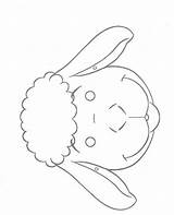 Mask Coloring Lamb Comment First sketch template