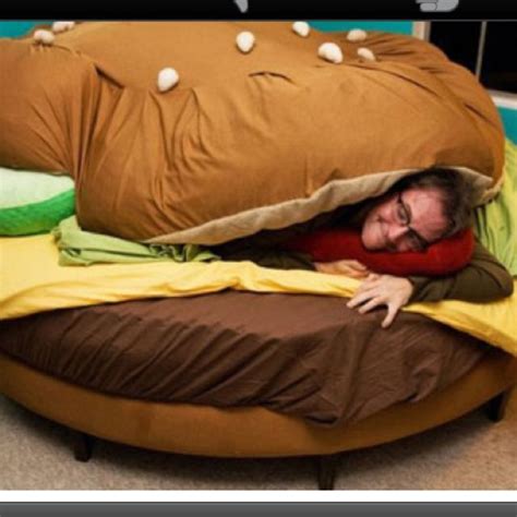 dream  burgers   sleep   hamburger bed bed design cool beds