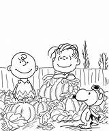 Linus Snoopy Pumpkins sketch template
