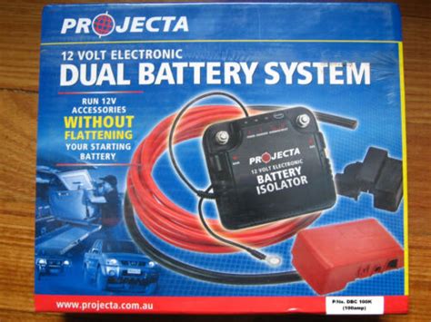 projecta  amp electronic wd dual battery system  ebay
