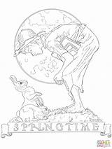 Rockwell Norman Coloring Pages Boy Getcolorings Printable Bunny sketch template