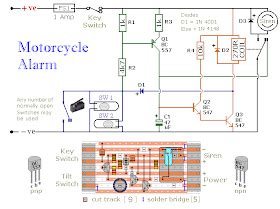 super circuit diagram motorcycle alarm circuit diagram