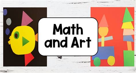 simple math art project  kids hands  teaching ideas