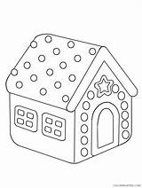 Gingerbread Coloring Pages House Coloring4free Preschool Related Posts sketch template