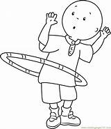 Caillou Coloring4free 1428 Coloringpages101 sketch template