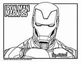 Iron Man Mark 85 Endgame Avengers Draw Drawing Coloring Too Colouring Tutorial sketch template