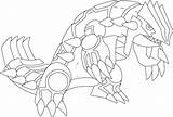Coloring Kyogre Pokemon Pages Groudon Getdrawings sketch template