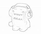 Domo Coloring Pages Dj Putt Pro Getcolorings Colouring sketch template