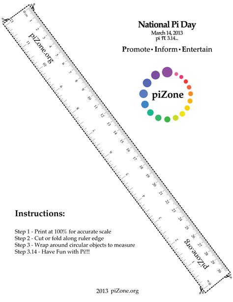 printable ruler sample template