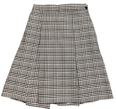 skirt 2 box pleat plaid 92