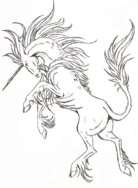 rearing horse  dwarrowdelf  deviantart horse coloring pages
