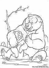 Bear Brother Coloring Pages Disney Color Sheets sketch template