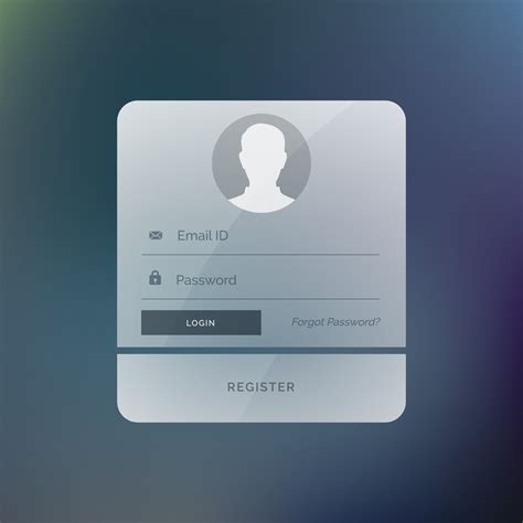 modern login form user interface design template   vector art stock graphics images