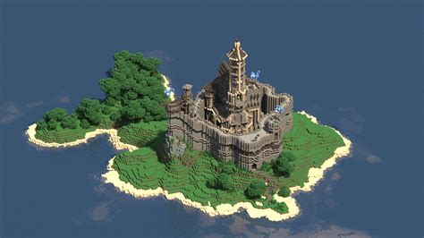 island castle ive  working  rminecraft