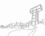 Tower sketch template