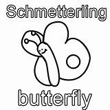 Schmetterling Englisch Ausmalbild Wort Malvorlage Kostenlos Ausdrucken Ausmalen Abgebildet Lernt Damit sketch template