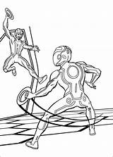 Tron Coloring Pages Books sketch template