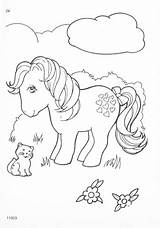 Pony Little Coloring Pages G1 Vintage Colouring Cartoon 80s 1980s Original Google Book Printable Flickr Color Cat English Natasja Sheets sketch template