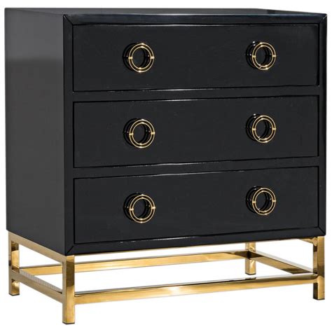 black chests entryway cabinets  storage lamps