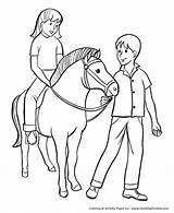 Coloring Horse Pages Boy Farm Girl Color Colouring Horses Print Pony Printable Sheets Raisingourkids Clipart Girls Kids Help Friends Sheet sketch template