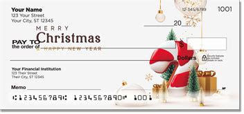christmas personal checks holiday theme checks  personalchecksusacom