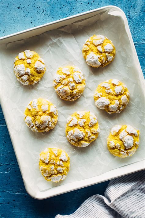 lemon crinkle cookies recipe kitchen konfidence